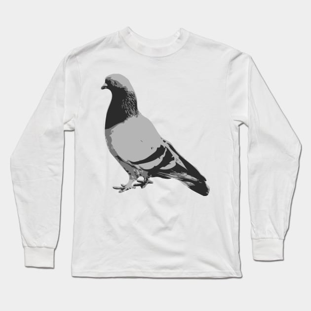 PIGEON Long Sleeve T-Shirt by trev4000